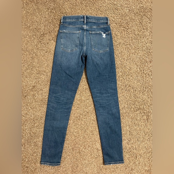 Agolde Sophie Light Blue Denim Jeans - Picture 7 of 9